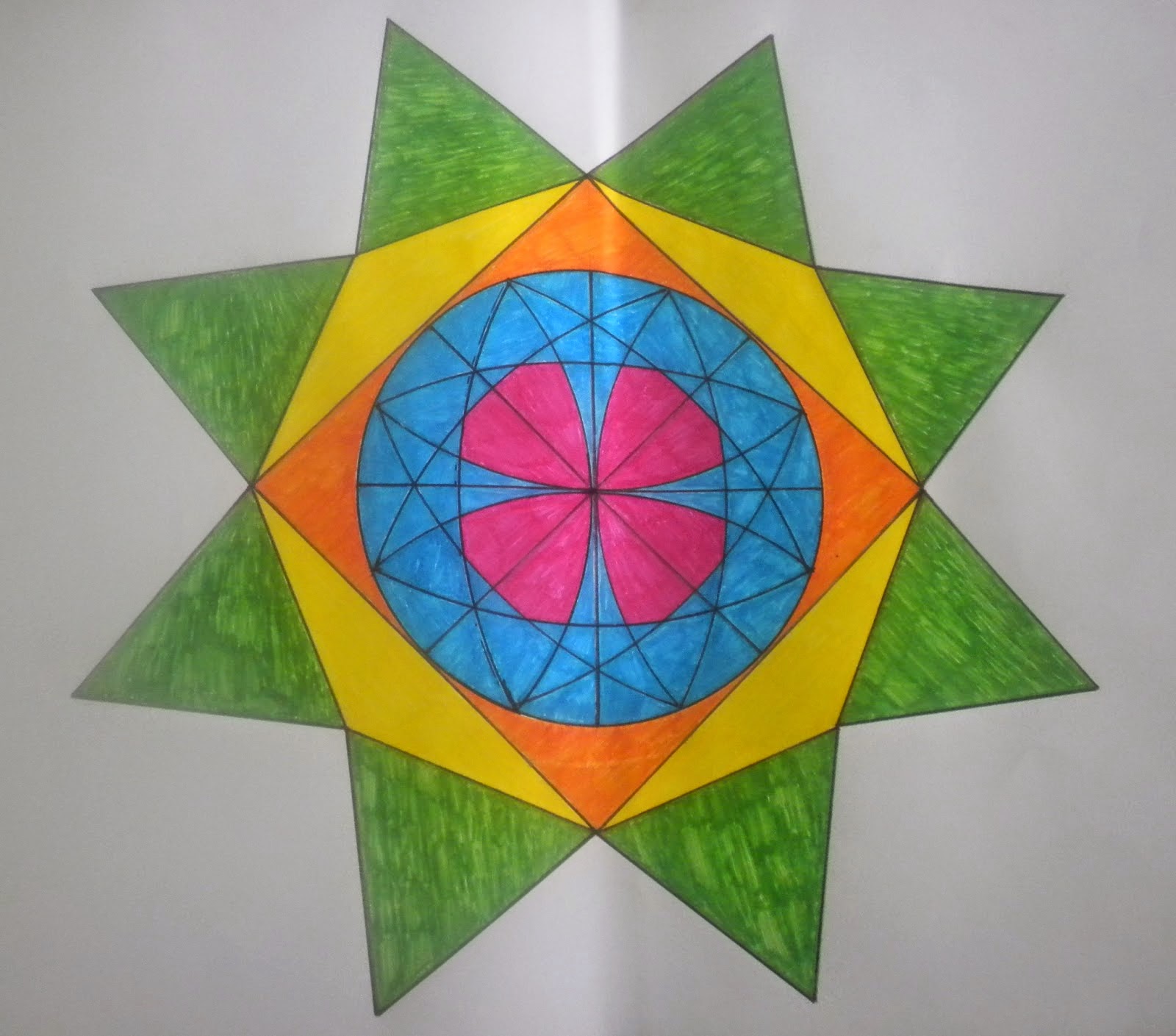 MENGGAMBAR RAGAM HIAS  GEOMETRIS