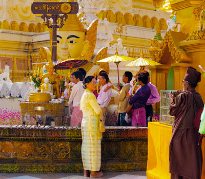 Shinbyu (novitiation ceremony) in Myanmar (Burma)