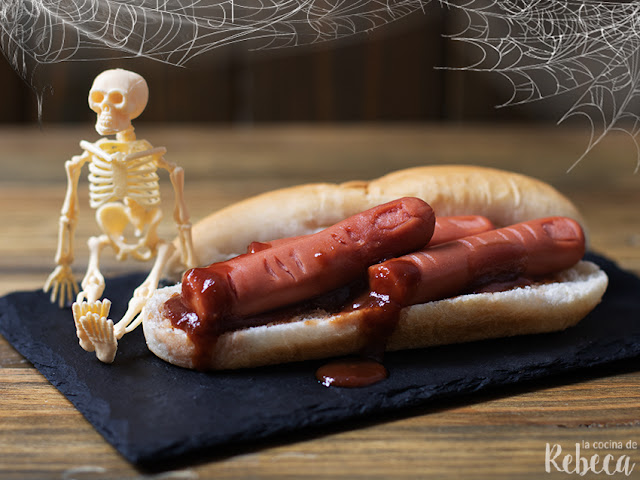 Perrito caliente para Halloween