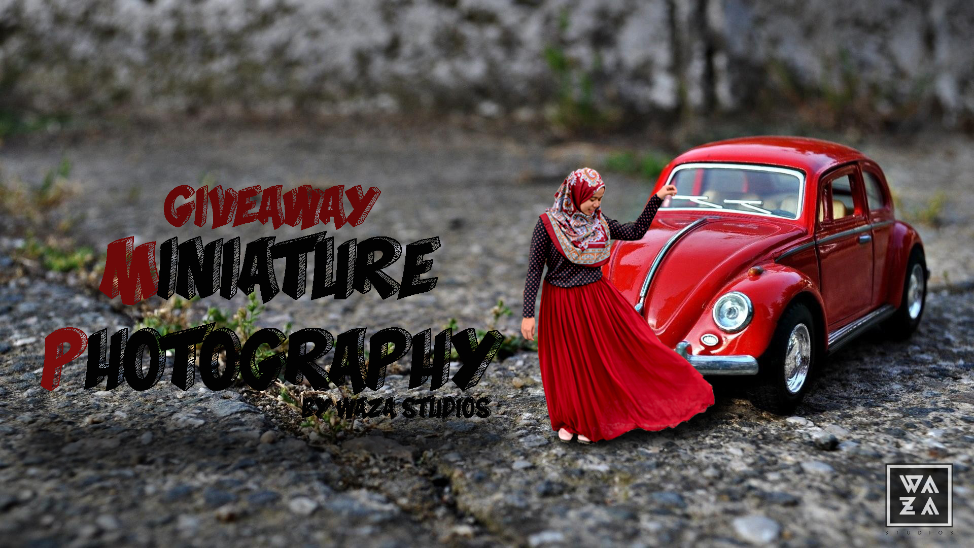 giveaway miniature photography by waza studios.