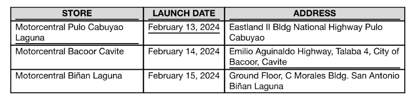 Launch date schedules