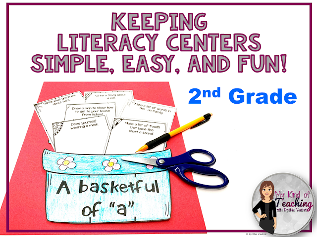 No Prep literacy centers for 2nd grade