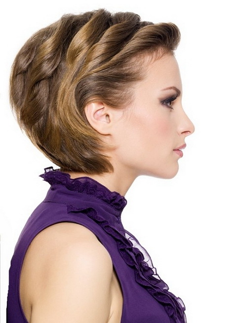 Hairstyles for medium hair for party