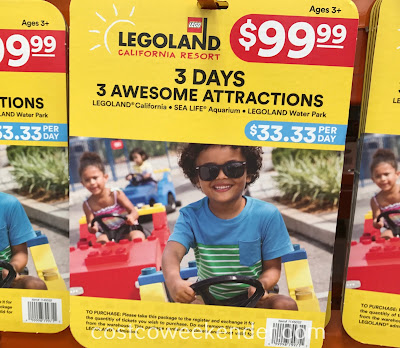 Take your family to San Diego this summer with the Legoland California Resort 3 Day Ticket