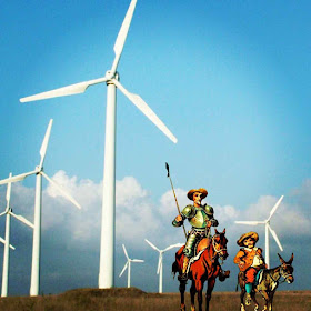 Parece conto da carochinha, mas don Quixote virou a casaca. Na Espanha, as energias renováveis ficaram quixotescas.