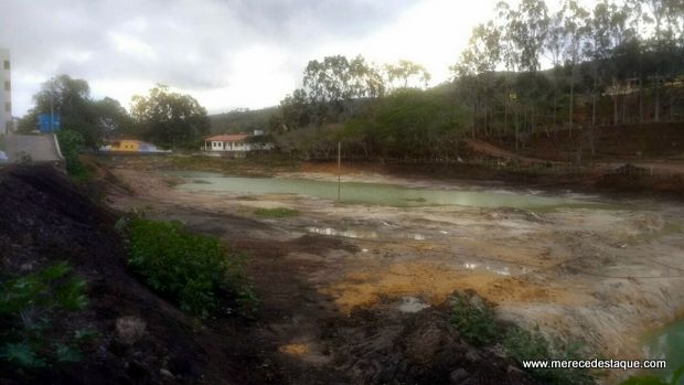 Açude de Santo Amaro volta a acumular água após chuvas em Taquaritinga do Norte