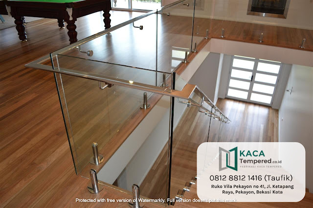 Jual Railing Kaca Tangga Balkon Cirebon Murah