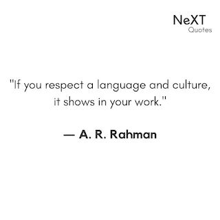 A. R. Rahman Quotes