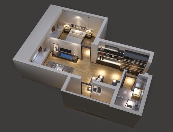 Floor plans  in 3ds Max  Interiors Blog