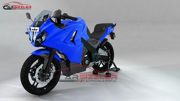 Bajaj-Pulsar-375-Rendering-blue-front-three-quarters