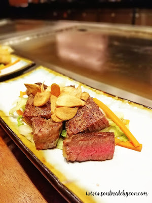 Teppan Beef Set at Teppan Table, Kota Kinabalu Marriott Hotel