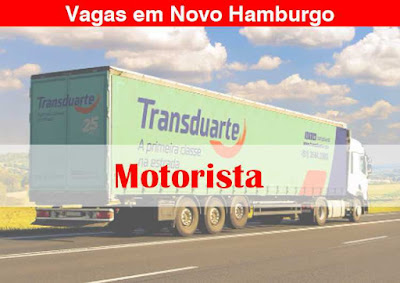 Vaga para Motorista em Novo Hamburgo