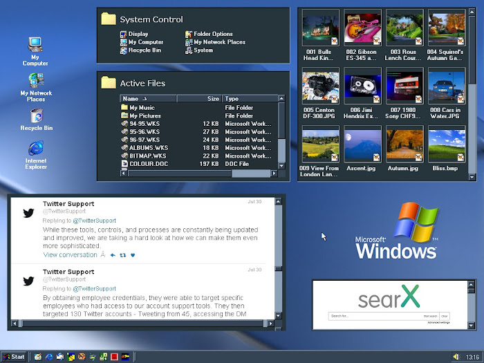 The Windows Active Desktop in Windows Millennium Edition