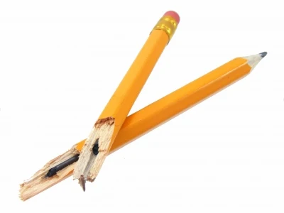 broken pencils