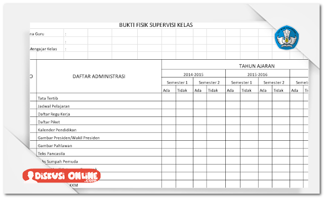 Kumpulan Administrasi Guru Profesional Lengkap Terbaru 2016