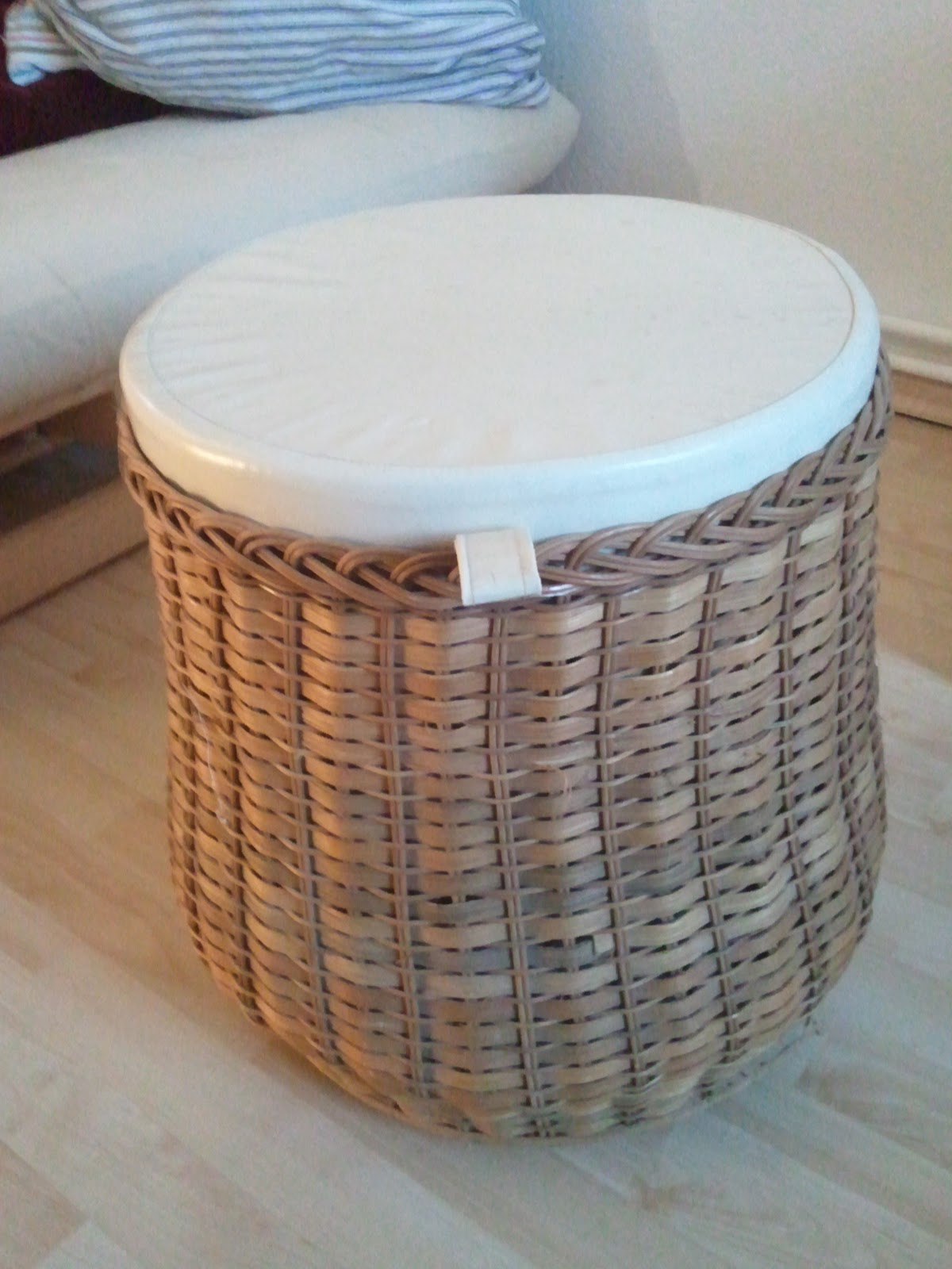 DIY: Laundry basket makeover - Luloveshandmade