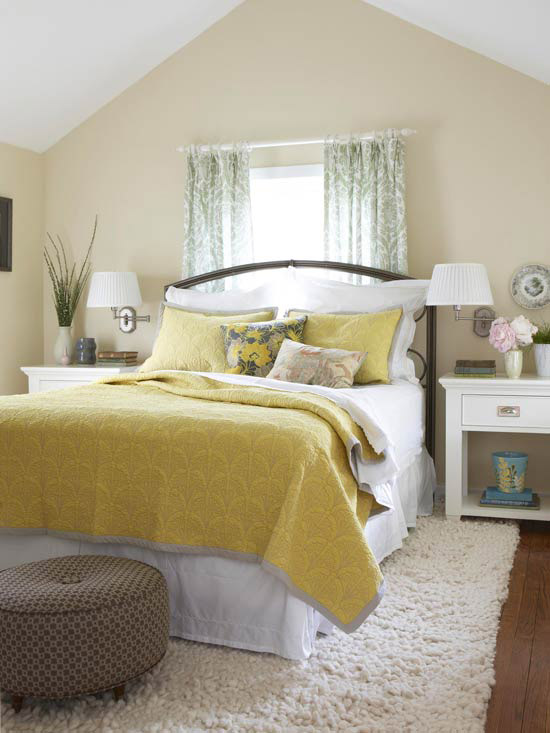 2020 Bedroom  Decorating Ideas With Yellow  Color Modern 