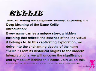 meaning of the name "KELLIE"