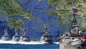 «Εμπόλεμη ζώνη» το Αιγαίο: Συγκέντρωση πολεμικών δυνάμεων για την «απόβαση» των Τούρκων σε ελληνικό νησί! Επί ποδός ο ΝΑΤΟϊκός στόλος, το αμερικάνικο αεροπλανοφόρο Τruman και το Πολεμικό Ναυτικό!