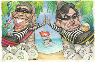 barck obama's caricature