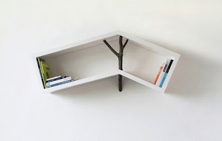 minimalism interior shelf