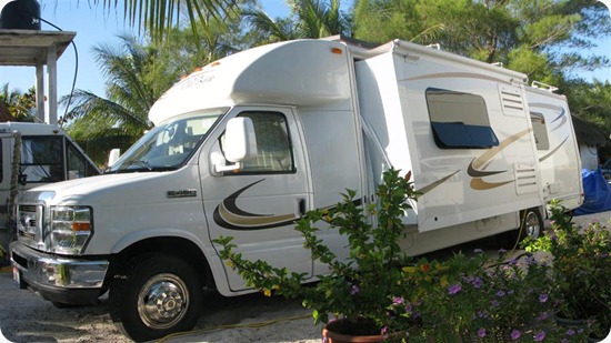Our RV at Xpu-Ha