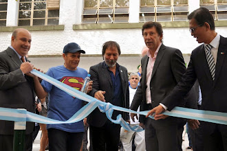Julian Weich Gustavo Posse y Carlos Castellano en la apertura de #ExpoBioSustentable en San Isidro
