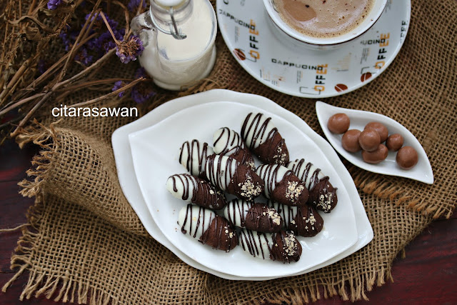 Biskut Jejari Coklat Nestum / Nestum Chocolate Fingers 