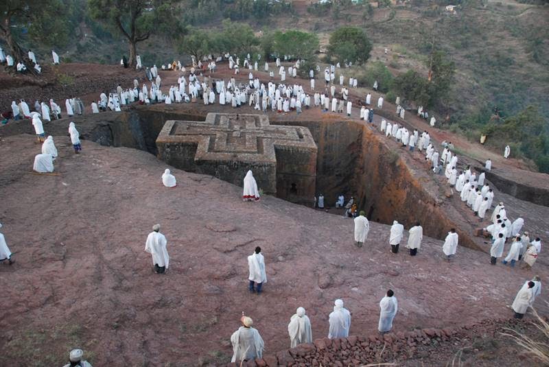 Church carved from the living rock | Lalibela, Ethiopia