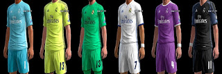 PES 2013 Real Madrid Kits 2016-2017 By Abiel