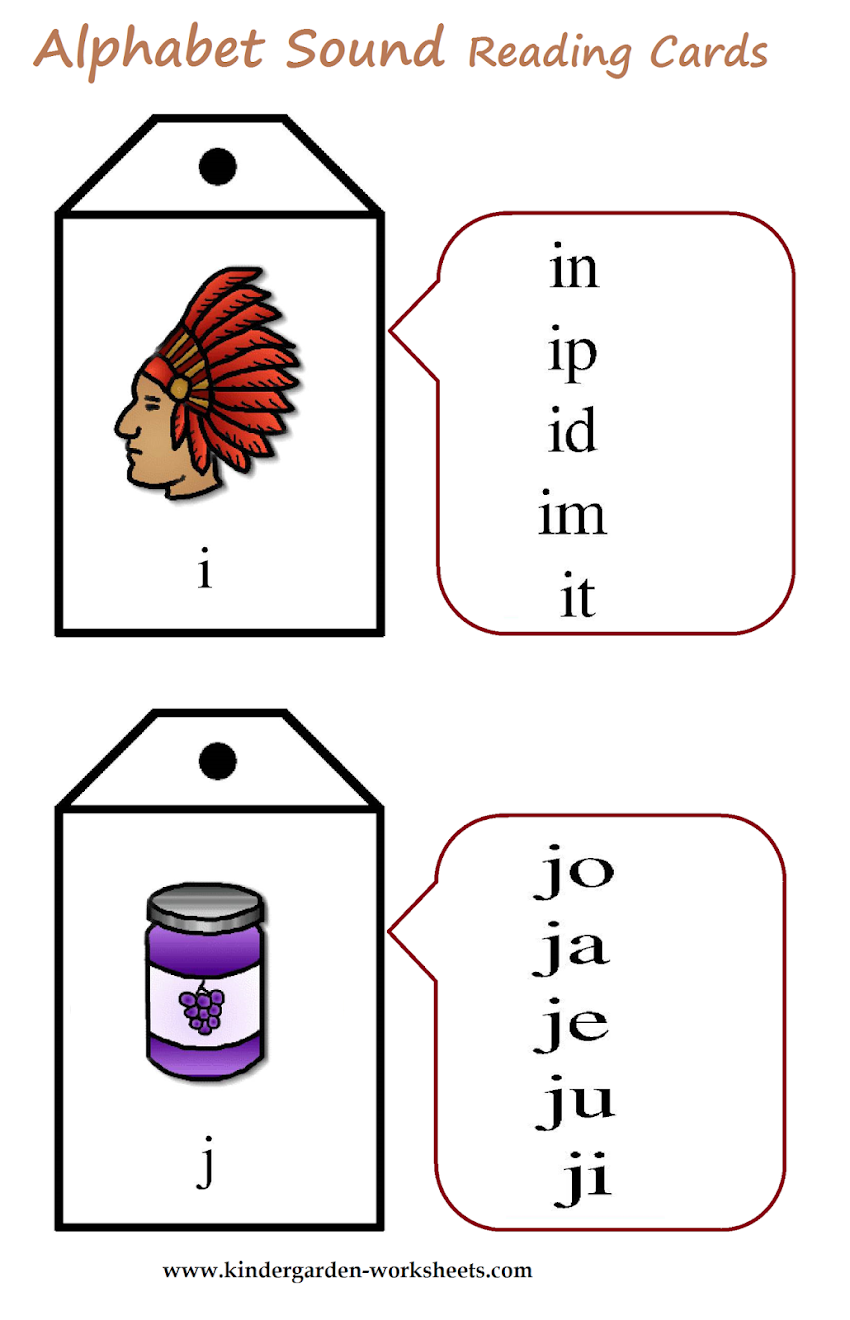 Alphabet Sound Read Cards 