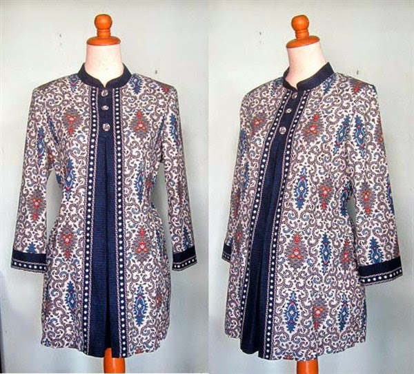 Contoh Baju Hamil Pesta Batik Modern Terbaru 2019 2019