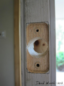 how to install a front door lock dead bolt, chisel door jam deadbolt