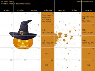 OCTOBER 2009 Halloween Wallpaper