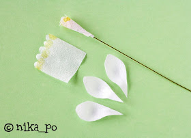 make a paper flower, crape paper flower, craft