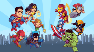 Marvel and DC - Cute