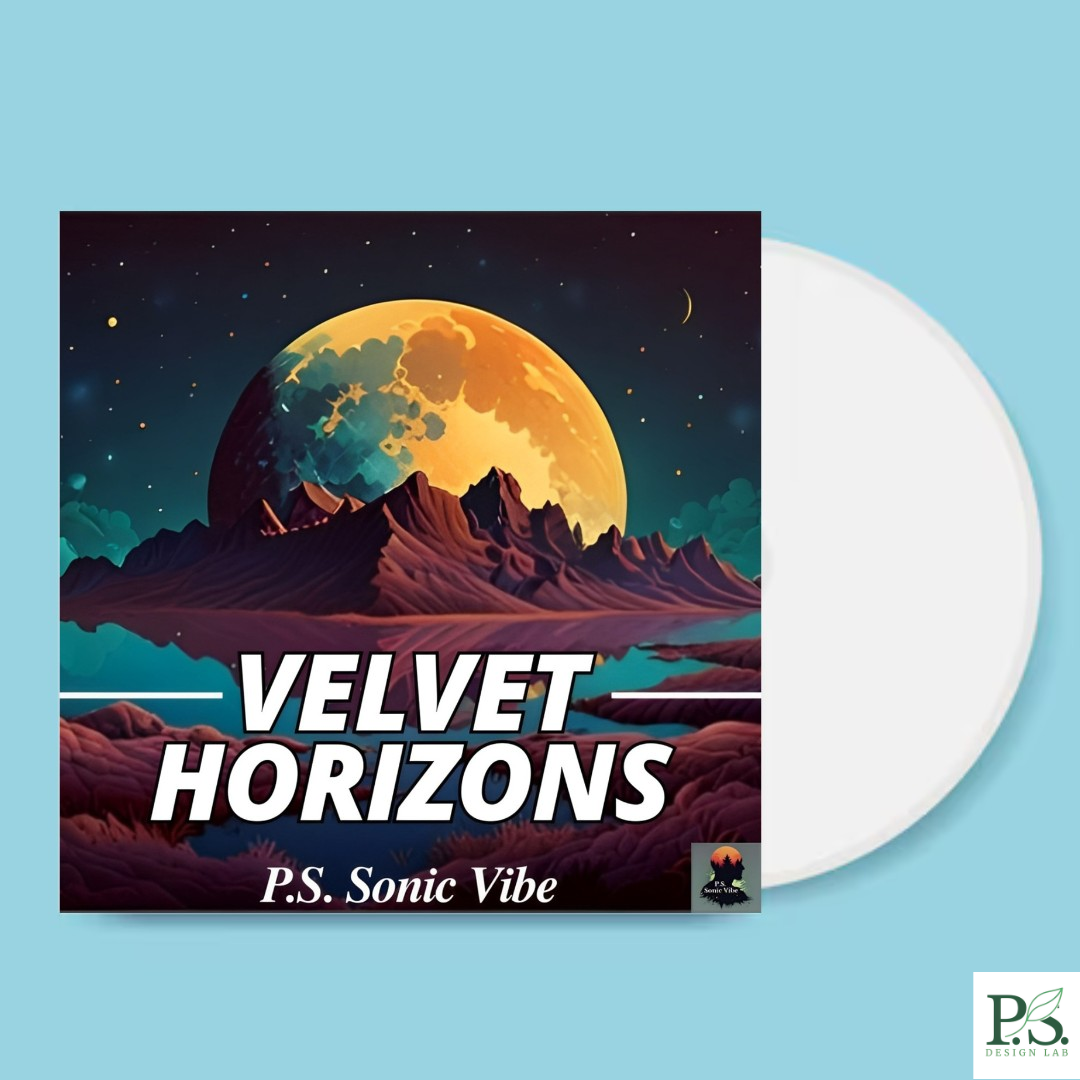 Album Cover Design for Velvet Horizons Lo-fi music Album Cover Design for Velvet Horizons Lo-fi music
