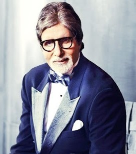 Foto de Amitabh Bachchan con lentes y terno