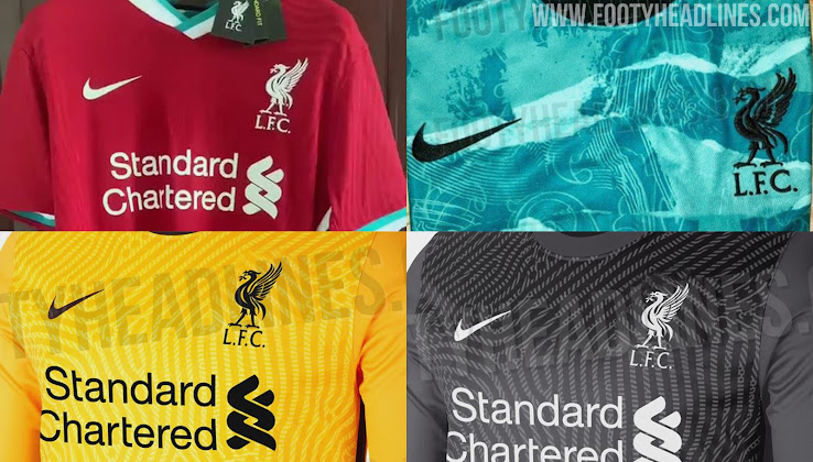 Nike Liverpool 20 21 Home Away Keeper Kits Third Design