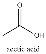 CH3COOH bond-line structure CH3CO2H bond-line structure acetic acid bond-line structure