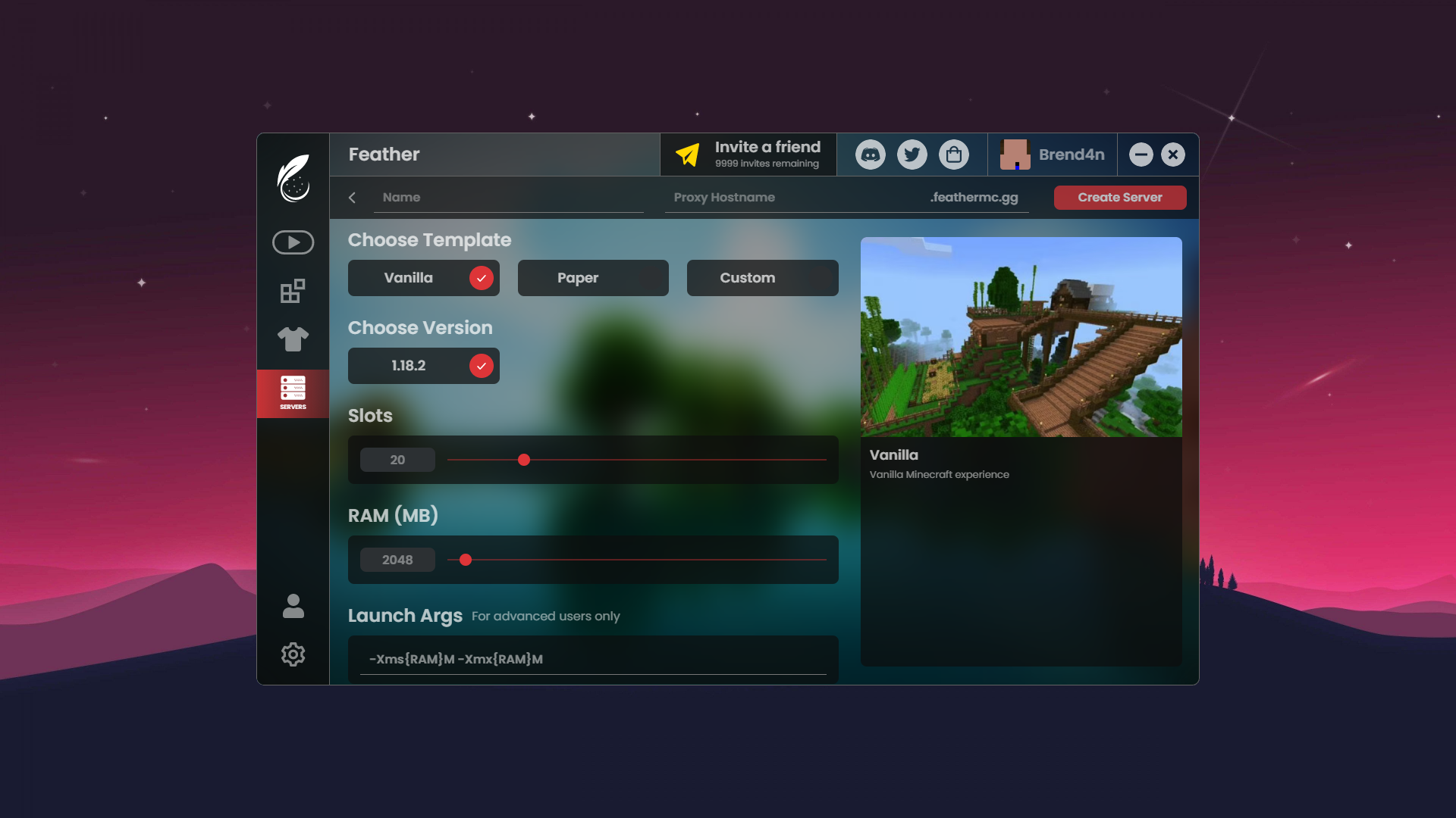 Feather Client Launcher