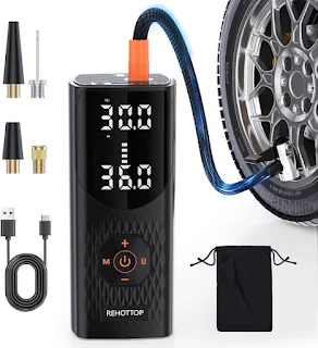 REHOTTOP Tire Inflator Portable Air Compressor