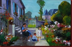 Verano en el jardin (56x36,5)