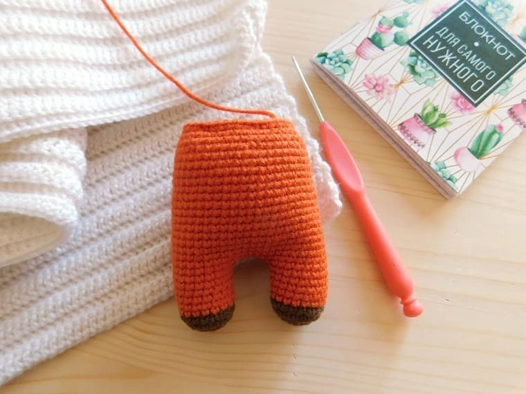 Crochet fox tutorial body