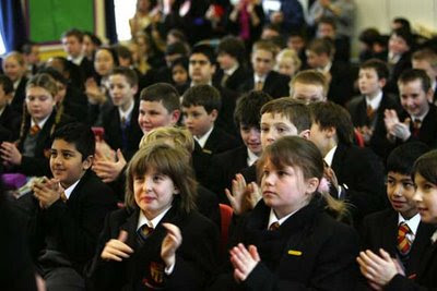 my adoring audience during the Christmas talk