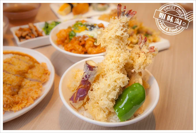 正忠排骨飯炸蝦天婦羅丼