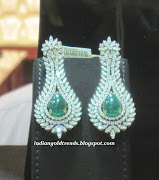 Emerald Diamond Earrings. Check out Beautiful diamond Earrings.