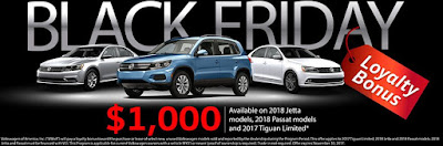 Black Friday Loyalty Bonus Event at Emich Volkswagen Denver