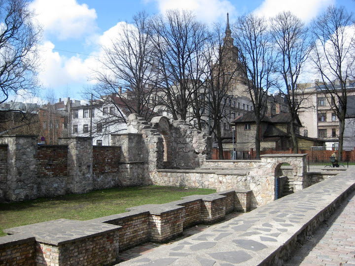 Old Synagogue Ruins in Riga
