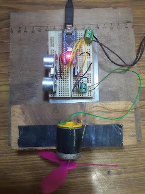 Arduino Nano,Ultrasonic DC motor PID Controller